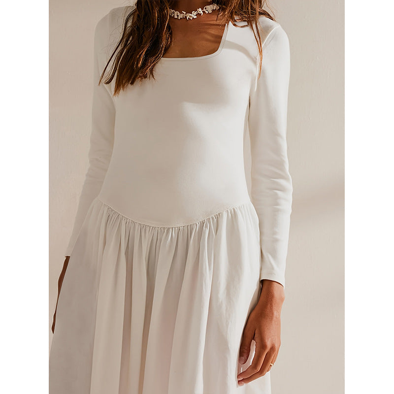 Luvéra Slim-Fit Langarm Kleid - Zeitlos % Modern