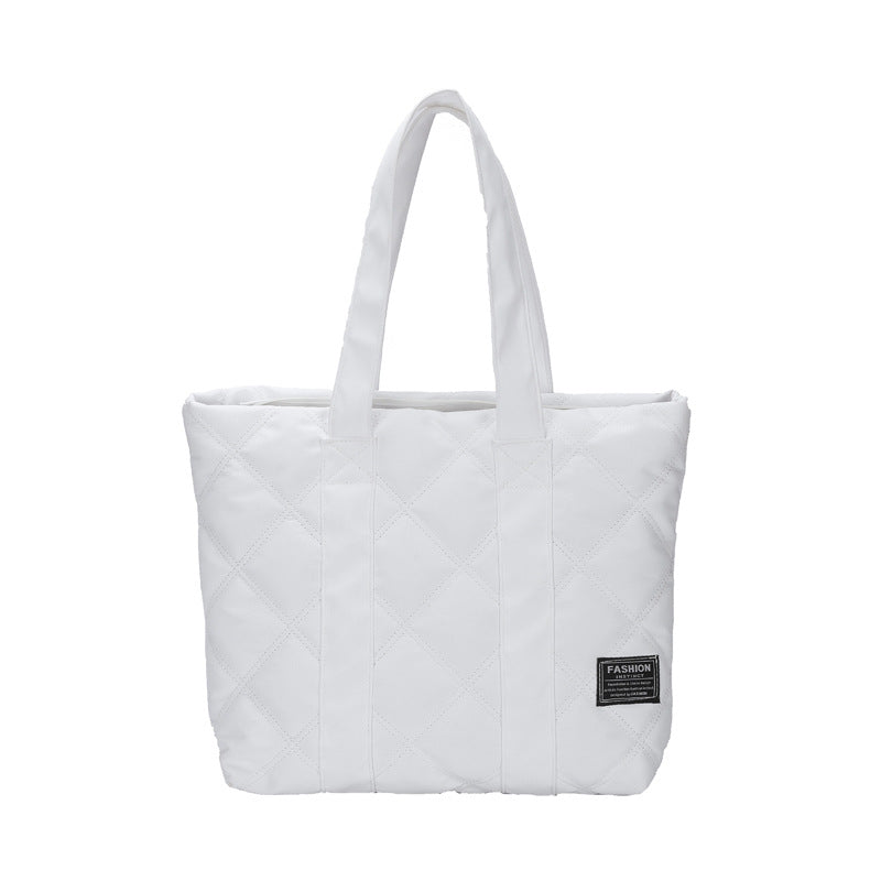 Luvéra Pendler Hand Tragetasche Diamant gesteppte große Tasche