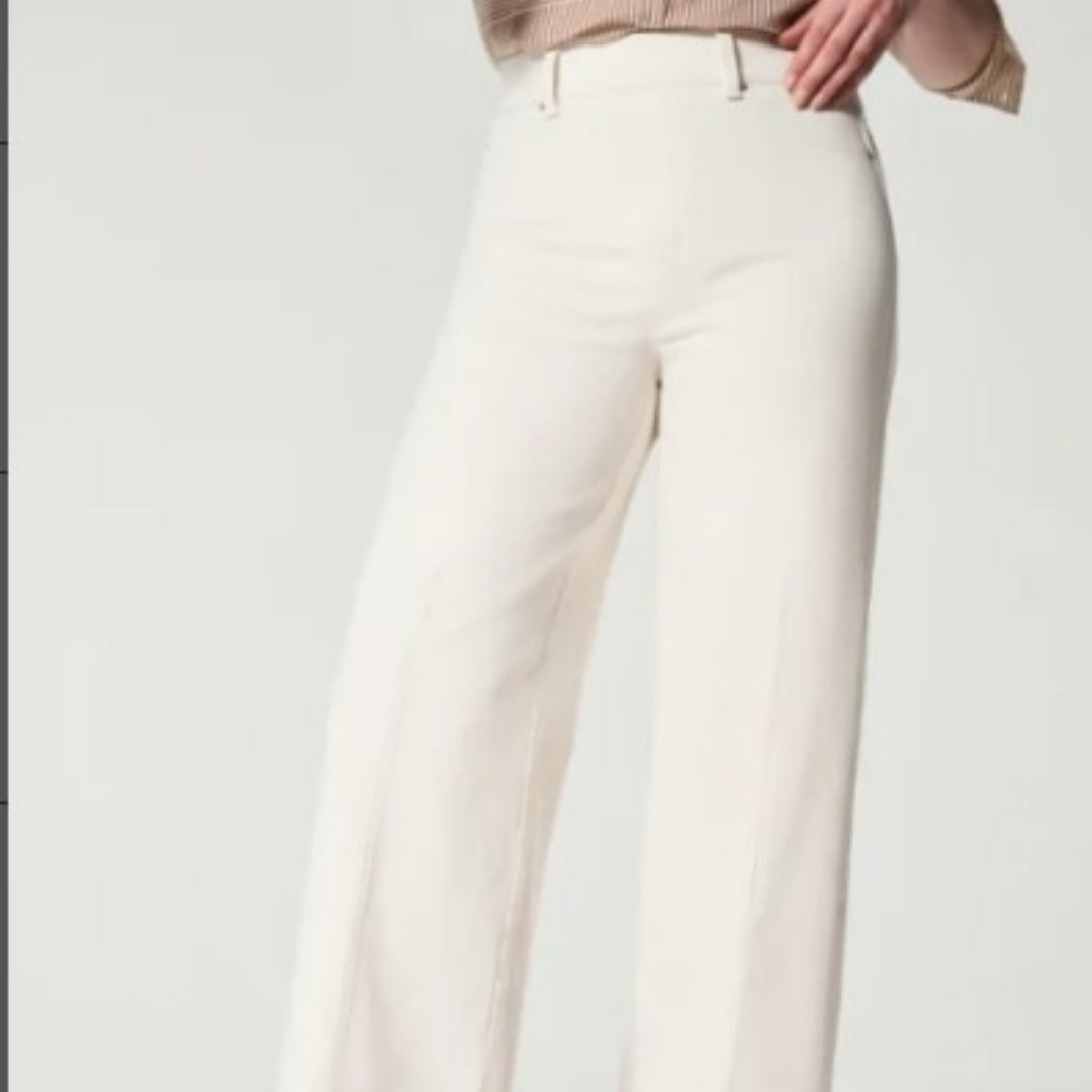 Luvéra High Waist Wide Leg Stoffhose - Elegante Damen Hose
