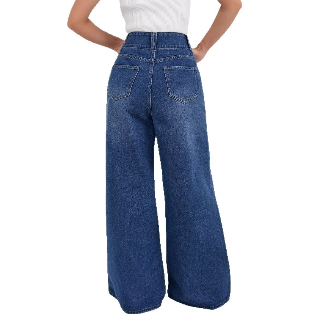 Luvéra High-Waist Schlaghose – Bodenlange Flared Pants