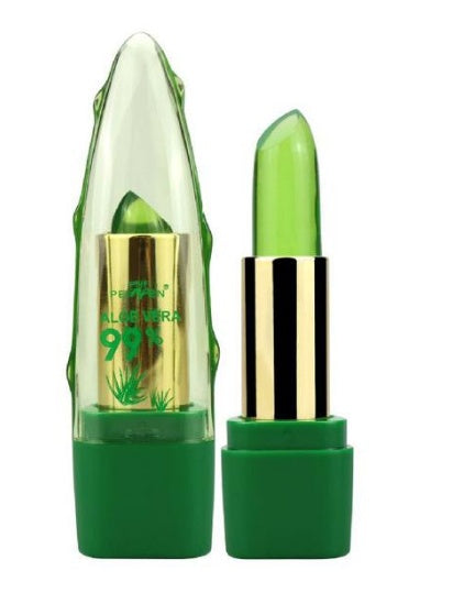 Luvéra Aloe Vera Gel Farbwechsel Lippenstift Gloss Feuchtigkeitscreme Anti-Trocknung Entsalzung Feinkörnige Lip Blam Pflege