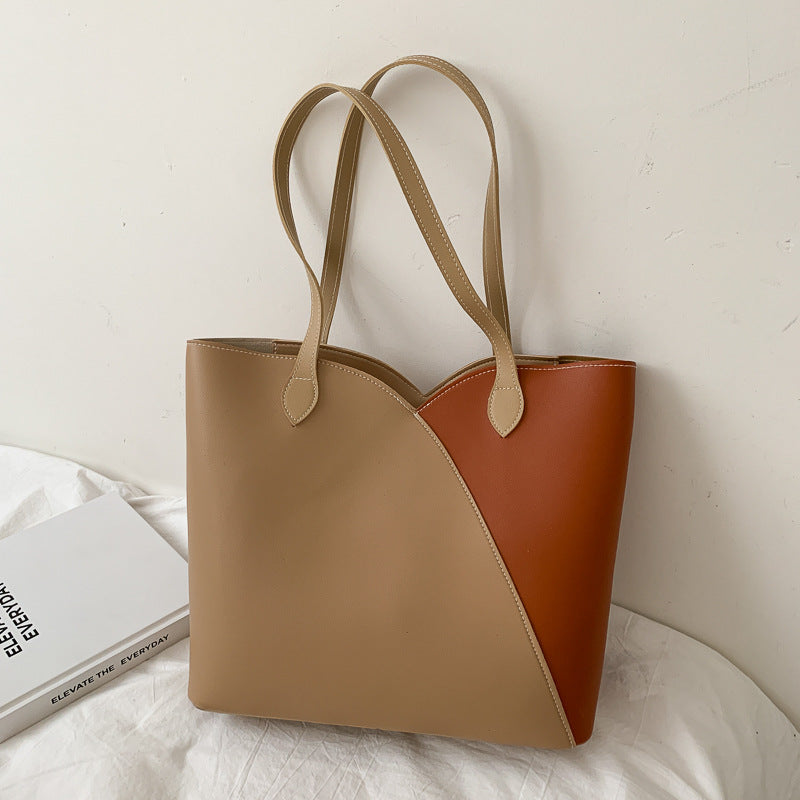 Luvéra Frauen Große Taschen Herbst Tide Neue Handtaschen Westlichen Stil Wilde Mode Große Kapazität Schulter Tasche Tote Tasche Frauen