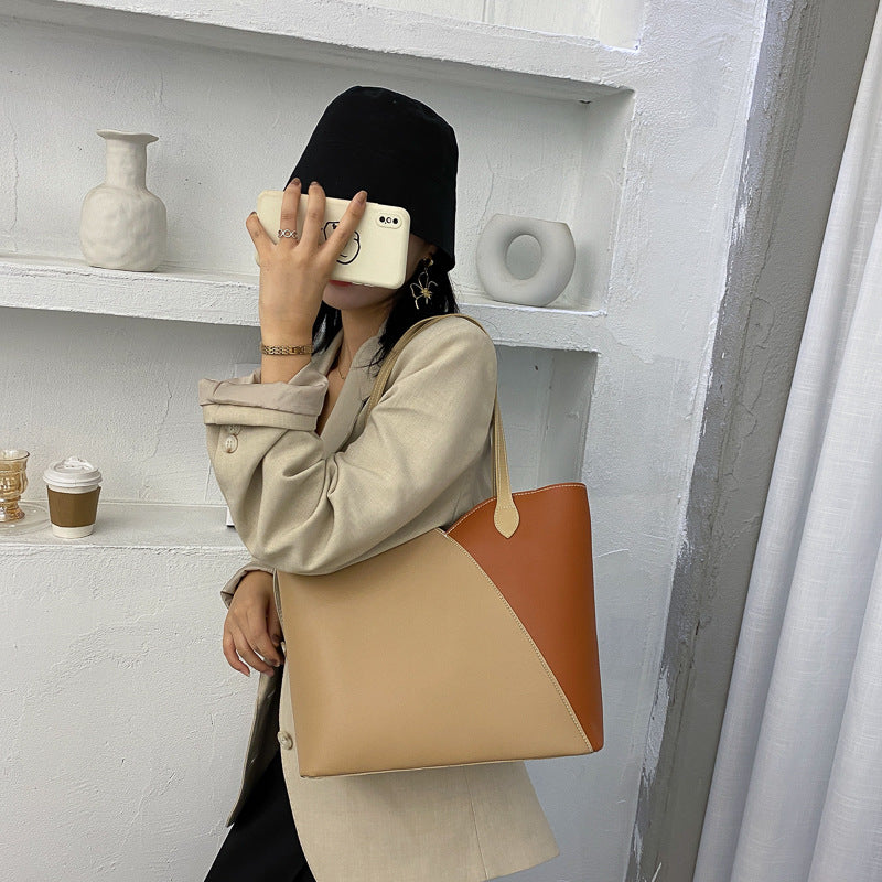 Luvéra Frauen Große Taschen Herbst Tide Neue Handtaschen Westlichen Stil Wilde Mode Große Kapazität Schulter Tasche Tote Tasche Frauen