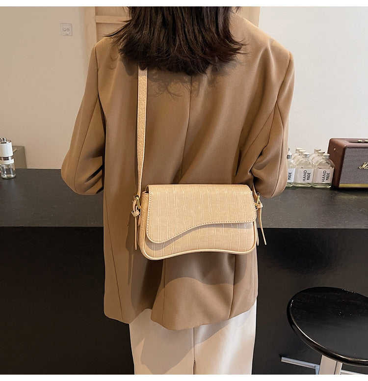 Luvéra Flip Magnetische Schnapp Schulter Messenger Tasche Mode Einfache Tragbare Orgel Tasche