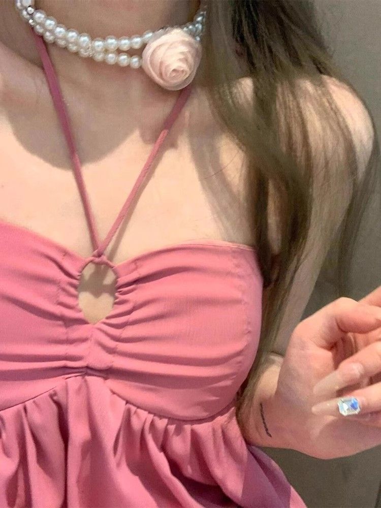 Luvéra schönes Rückenfreies Neckholder-Kleid für Damen