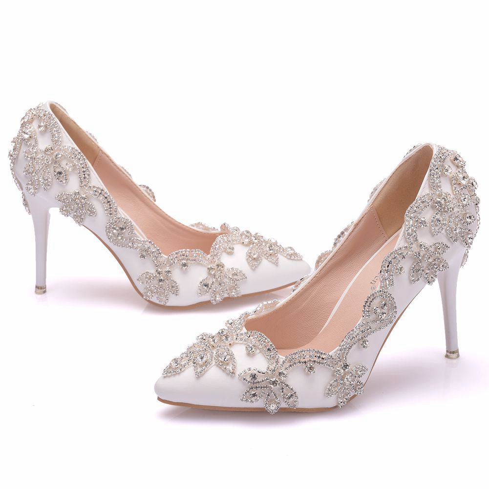 Luvéra Strass High Heel Schuhe Frauen