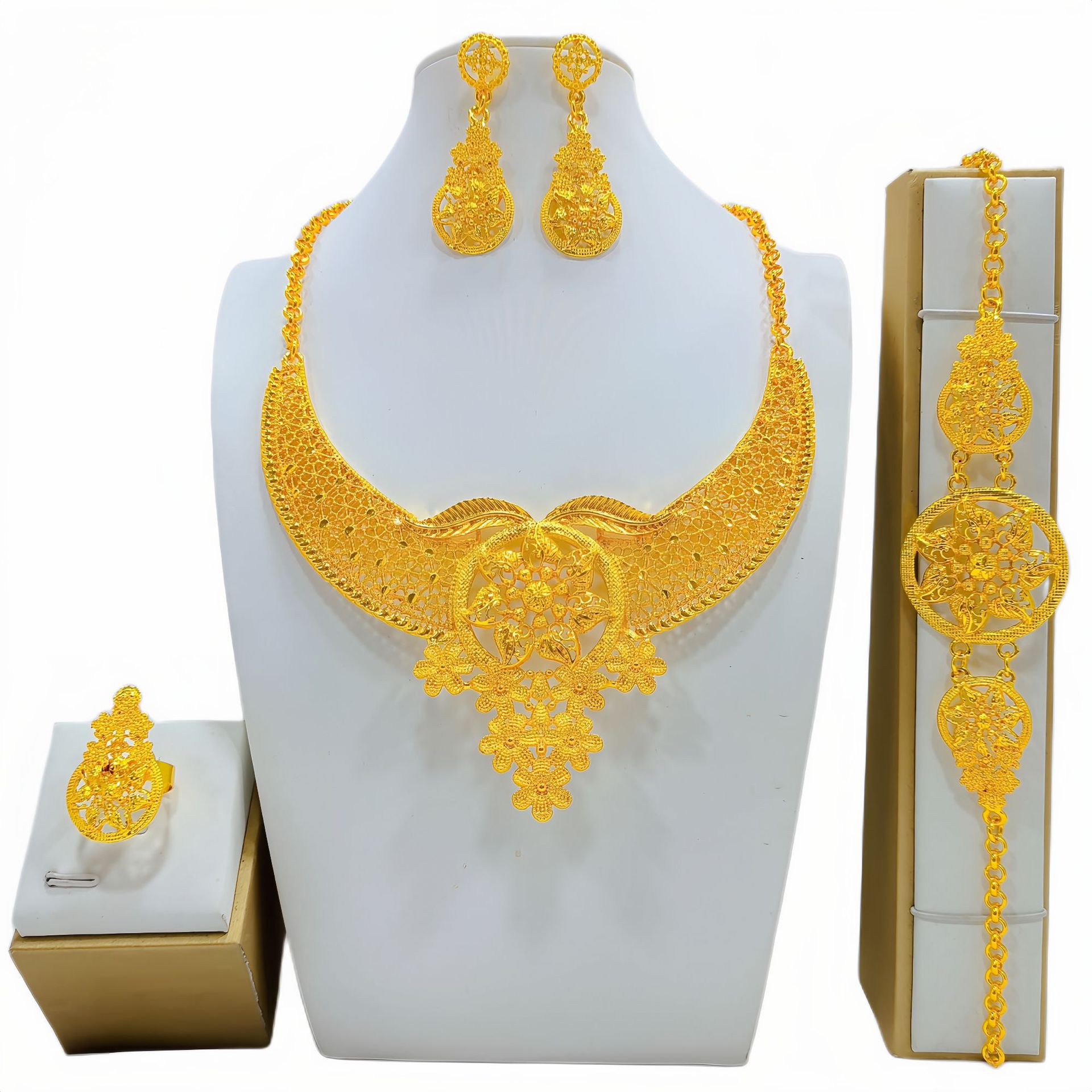 Luvéra Frauen Mode All-match Schmuck Spiegel Schmuck Anzug