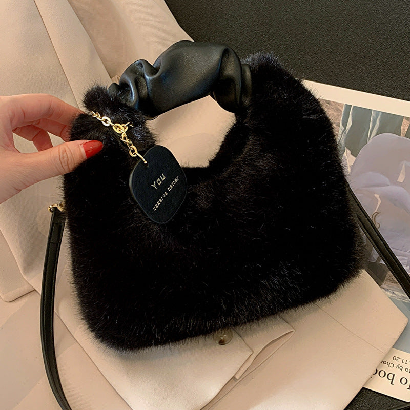 Luvéra Nette Plüsch Frauen Tasche