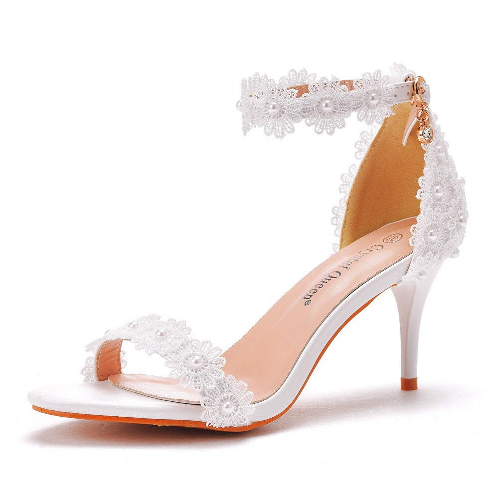 Luvéra Strass High Heel Schuhe Frauen