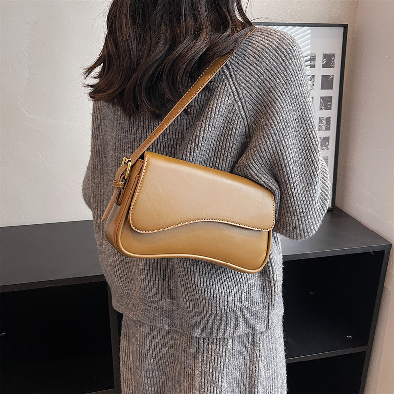 Luvéra Flip Magnetische Schnapp Schulter Messenger Tasche Mode Einfache Tragbare Orgel Tasche