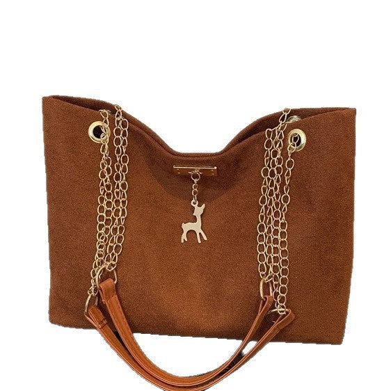 Luvéra Retro Commuter Textur Kette Umhängetasche