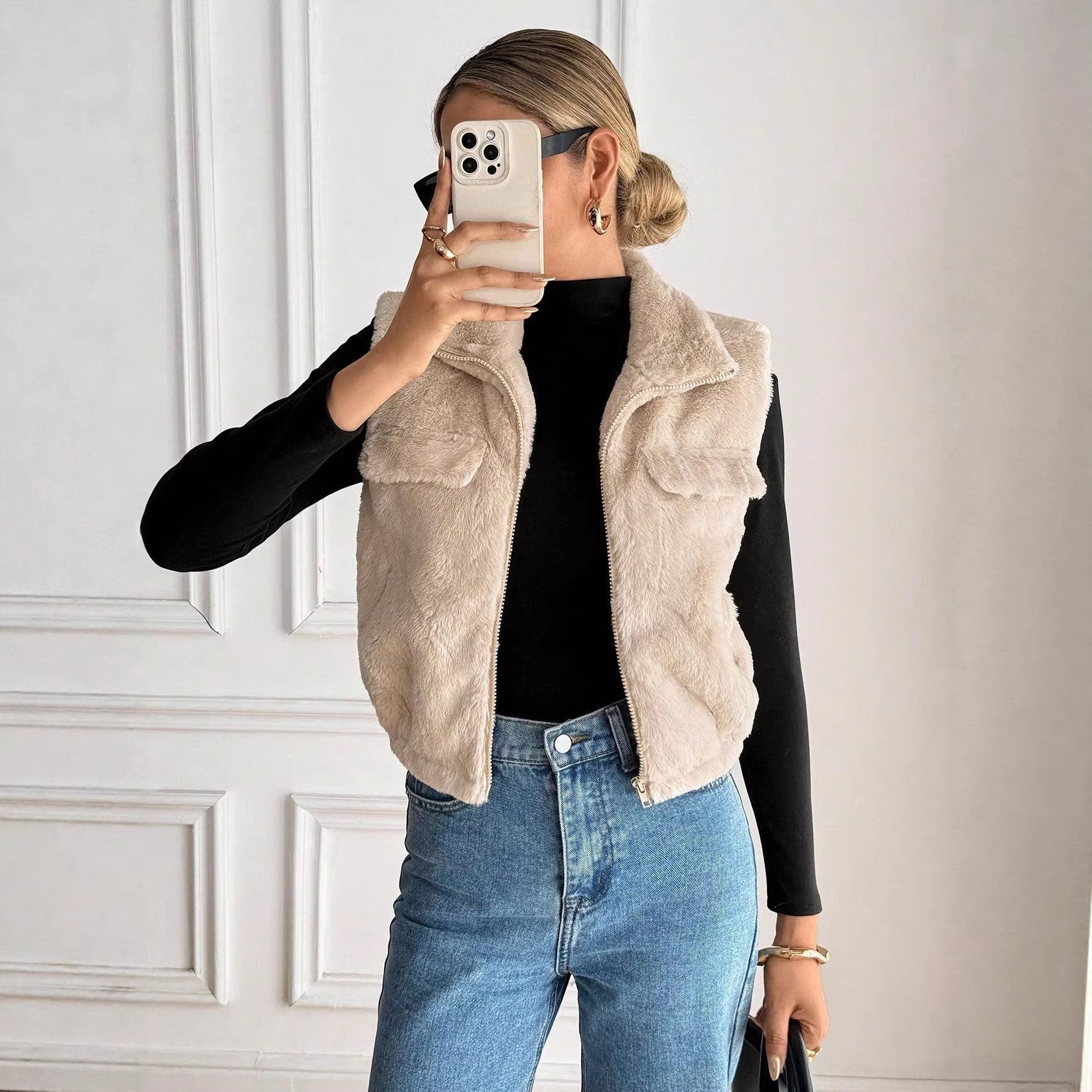 Luvéra Elegante Damen Kurz-Weste