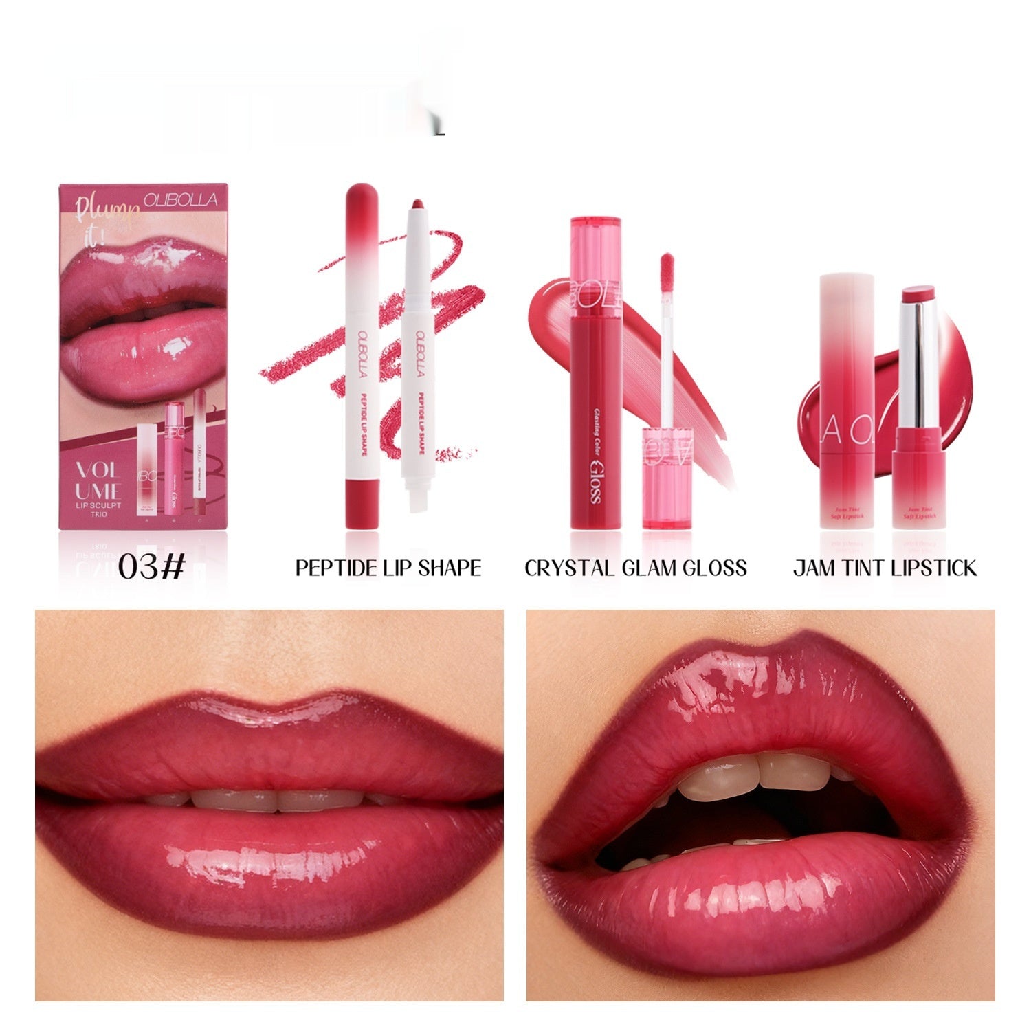 Luvéra Make-up-Set Eyeliner Dewy Lipgloss