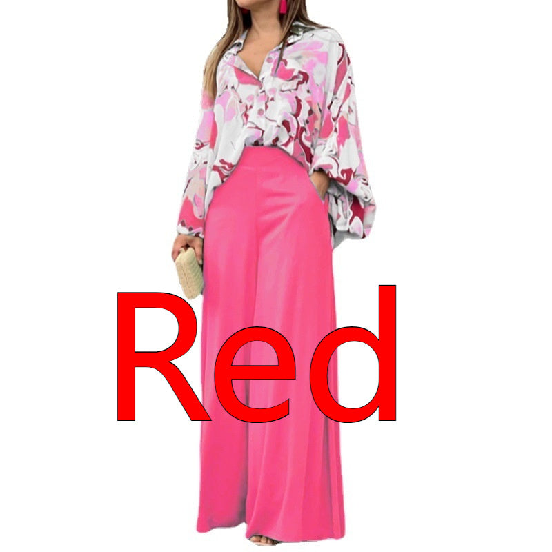 Luvéra modische lässige und elegante Damenhose mit weitem Bein