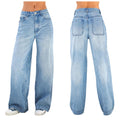 Luvéra Jeans Hohe Taille Lose Breite Beine Typ