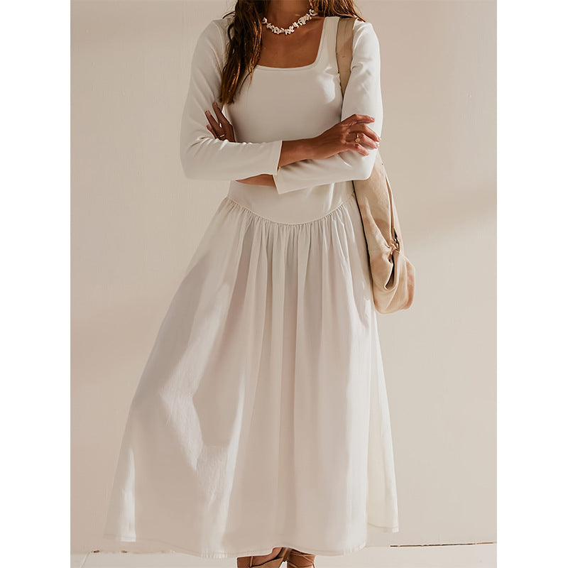 Luvéra Slim-Fit Langarm Kleid - Zeitlos % Modern