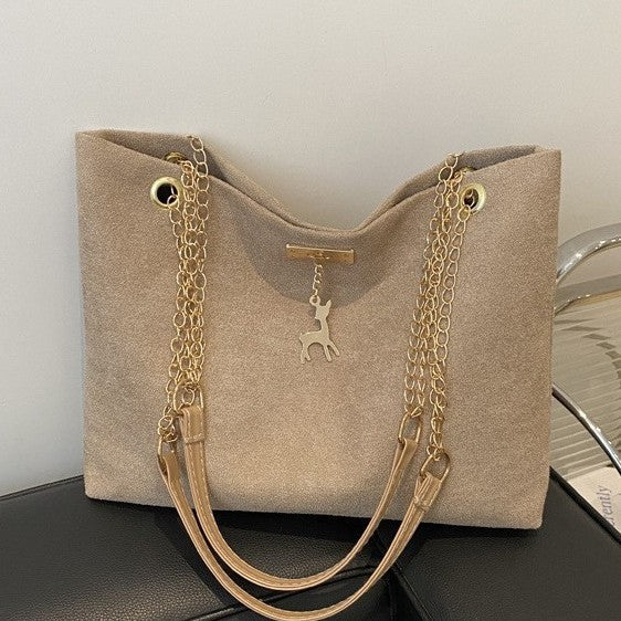 Luvéra Retro Commuter Textur Kette Umhängetasche