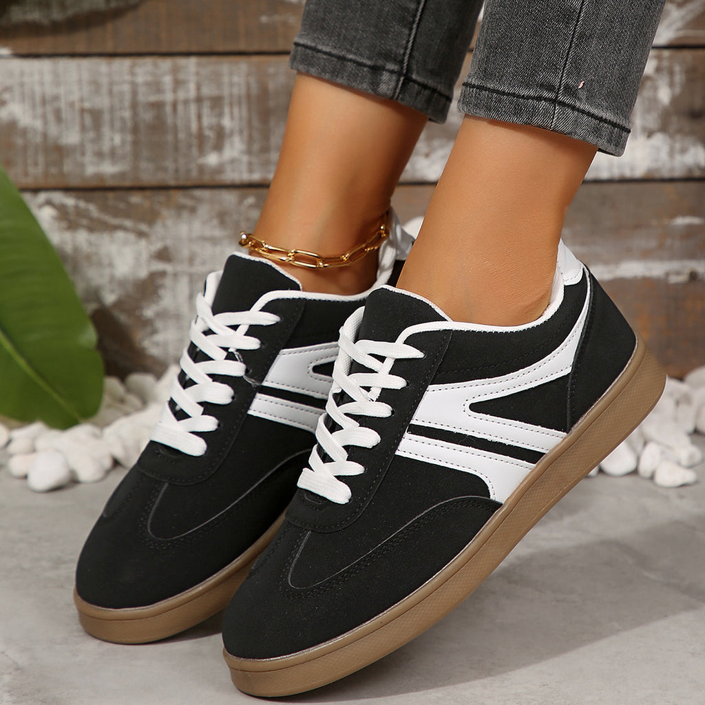 Luvéra Damen Retro Casual Round-Toe Sport Running Flats