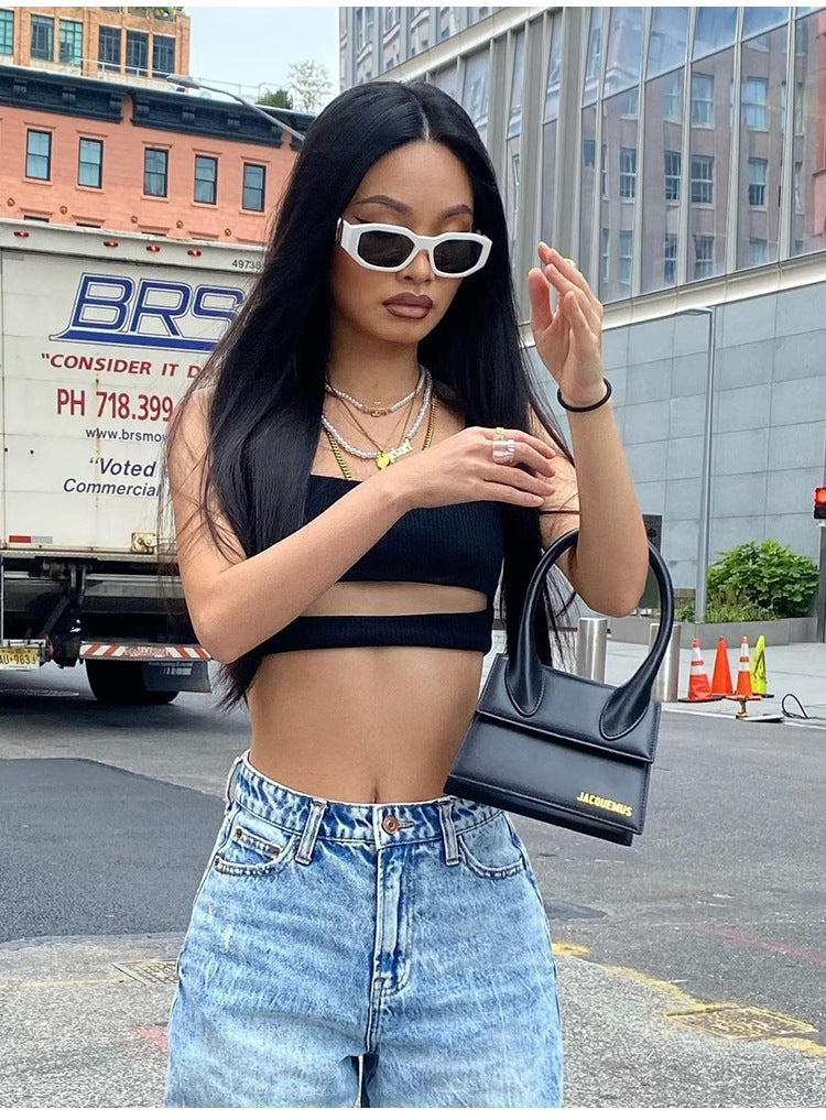 Luvéra Schmale Mode Jeans Frau