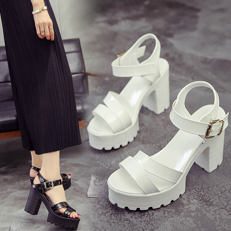 Luvéra Stil Wasserdichte Plattform High Heel Frauen Schuhe