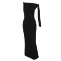Luvéra Eine Schulter Band Lange Kleid Ins Mode Slim Ärmellose Kleider Für Abend Party Club Kleidung Frauen