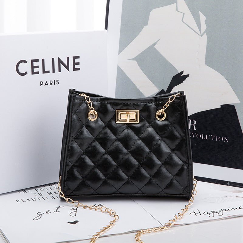 Luvéra Mini Kette Schulter Taschen Rhombus Nähen Kleine Quadratische Taschen Für Frauen