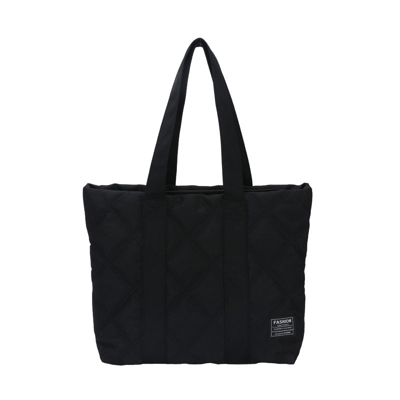 Luvéra Pendler Hand Tragetasche Diamant gesteppte große Tasche