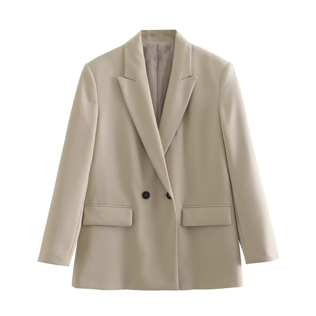 Luvéra Damen Tailored Zweireihiger Blazer