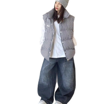 Luvéra Vielseitige, locker sitzende, bodenlange Scithe-Hose mit weitem Bein