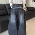 Luvéra Vielseitige, locker sitzende, bodenlange Scithe-Hose mit weitem Bein