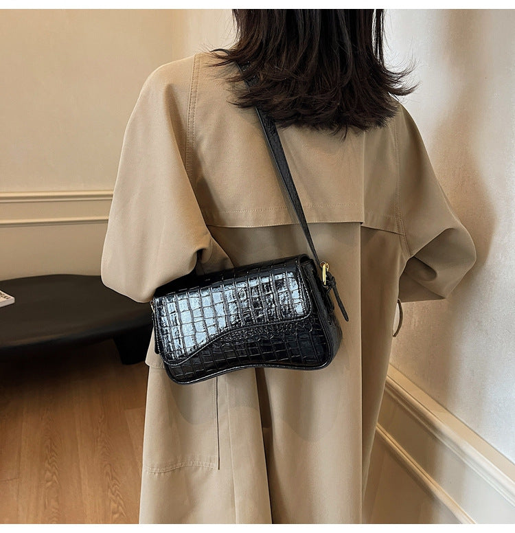 Luvéra Flip Magnetische Schnapp Schulter Messenger Tasche Mode Einfache Tragbare Orgel Tasche