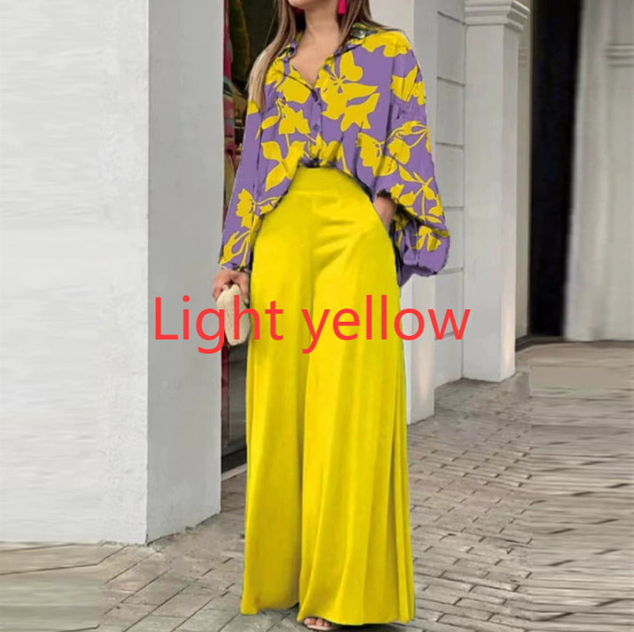 Luvéra modische lässige und elegante Damenhose mit weitem Bein