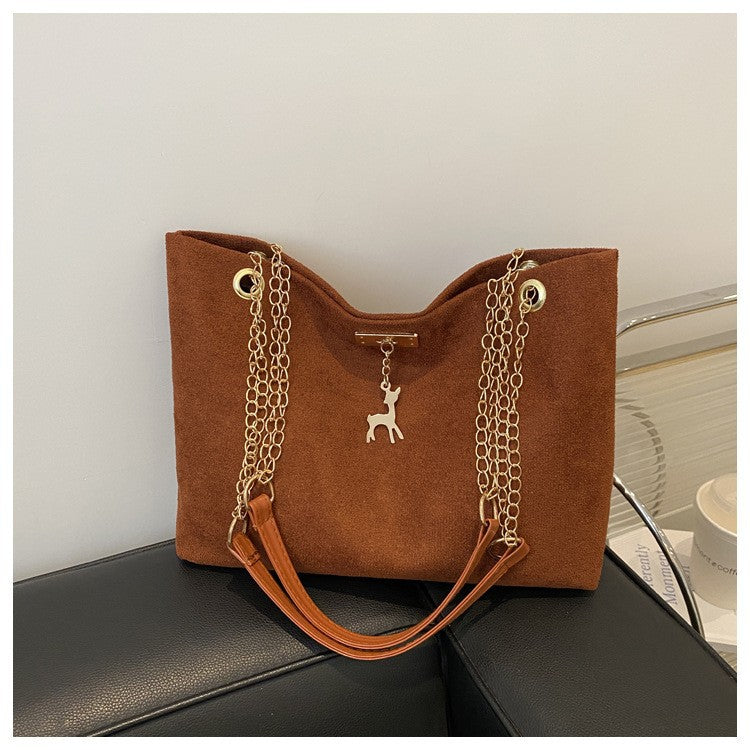 Luvéra Retro Commuter Textur Kette Umhängetasche