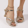 Luvéra Pailletten High Heels Für Frauen Sommer Stil