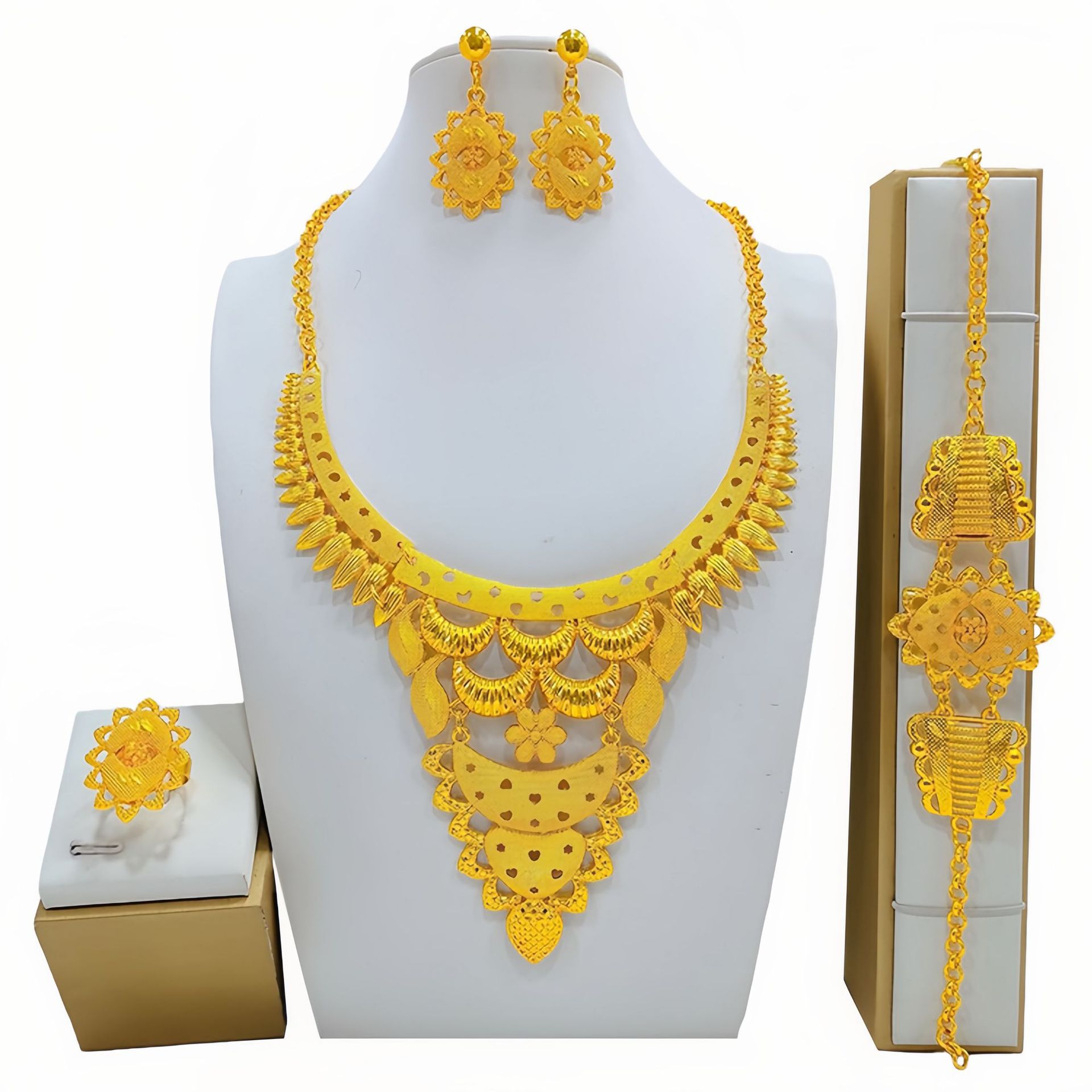 Luvéra Frauen Mode All-match Schmuck Spiegel Schmuck Anzug