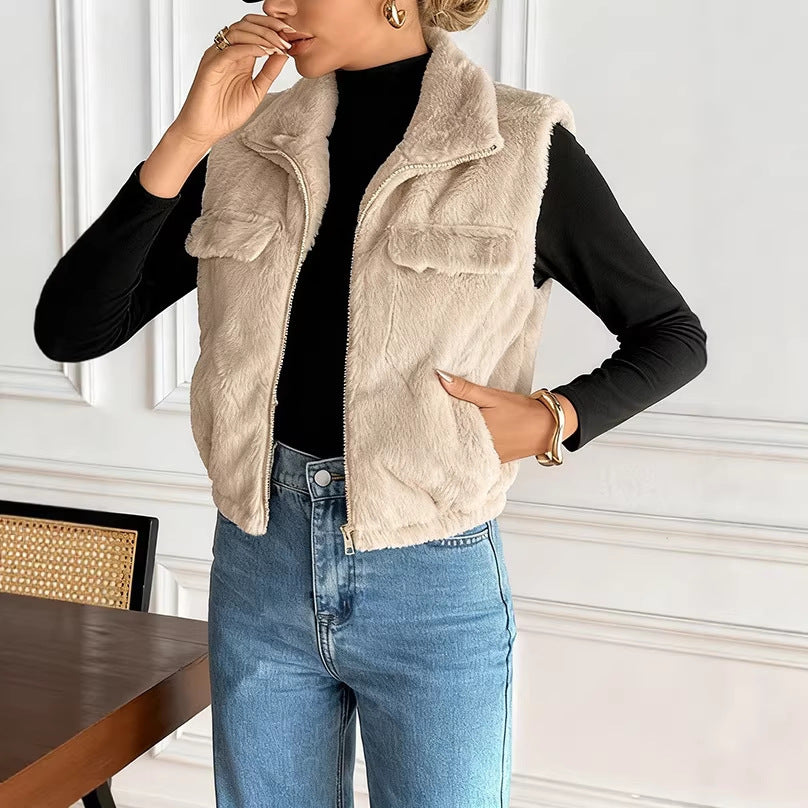 Luvéra Elegante Damen Kurz-Weste