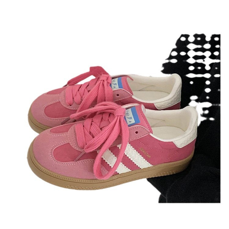Luvéra Retro Casual Weiße Turnschuhe Für Frauen Vielseitig Und Perfekt Für Sport