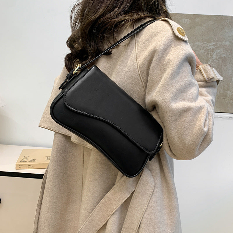 Luvéra Flip Magnetische Schnapp Schulter Messenger Tasche Mode Einfache Tragbare Orgel Tasche