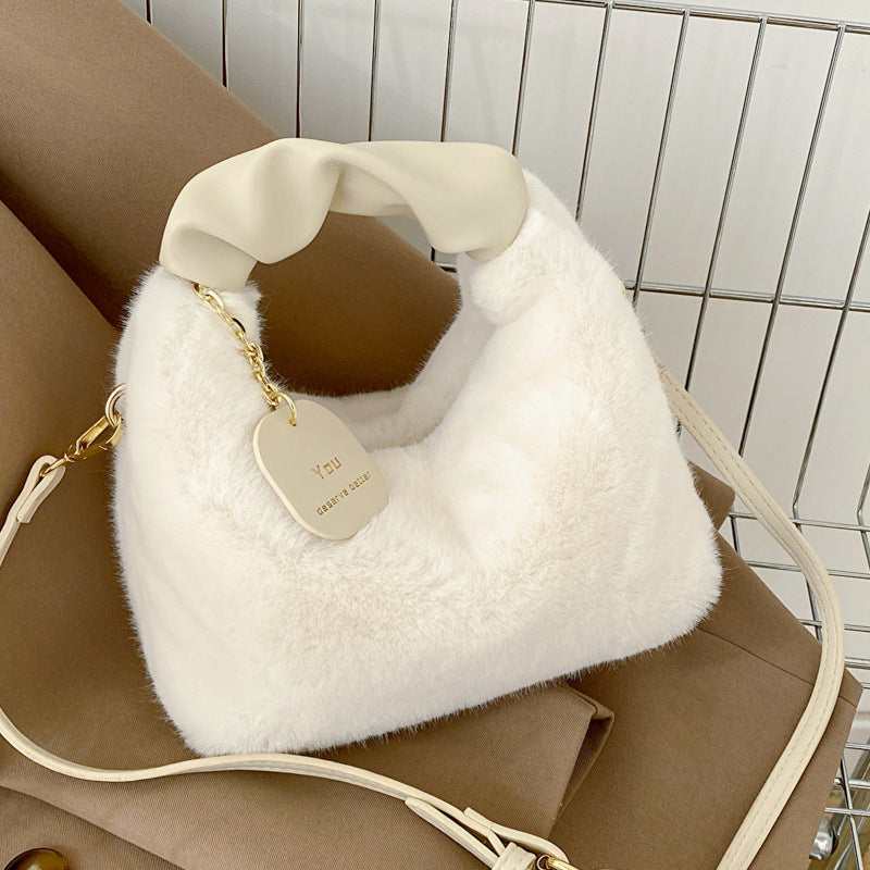 Luvéra Nette Plüsch Frauen Tasche