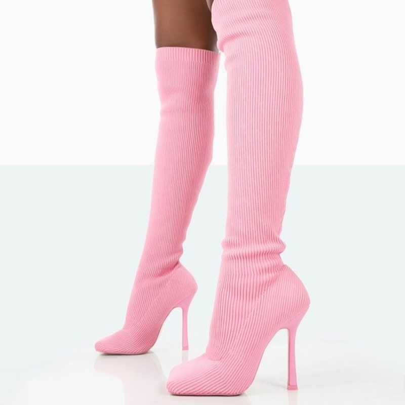 Luvéra Oberschenkel Hohe Stiefel Frauen Über Das Knie Lange Stiefel Mode Schuhe