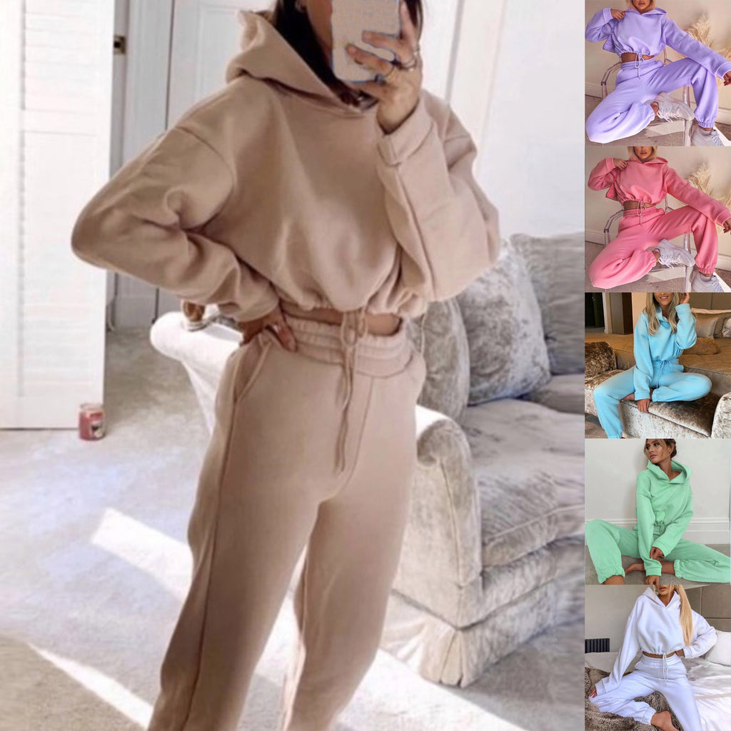 Luvéra Jogginganzüge Für Frauen Sweatsuits Trainingsanzüge Langarm HoodieCasual Fitness Sportswear