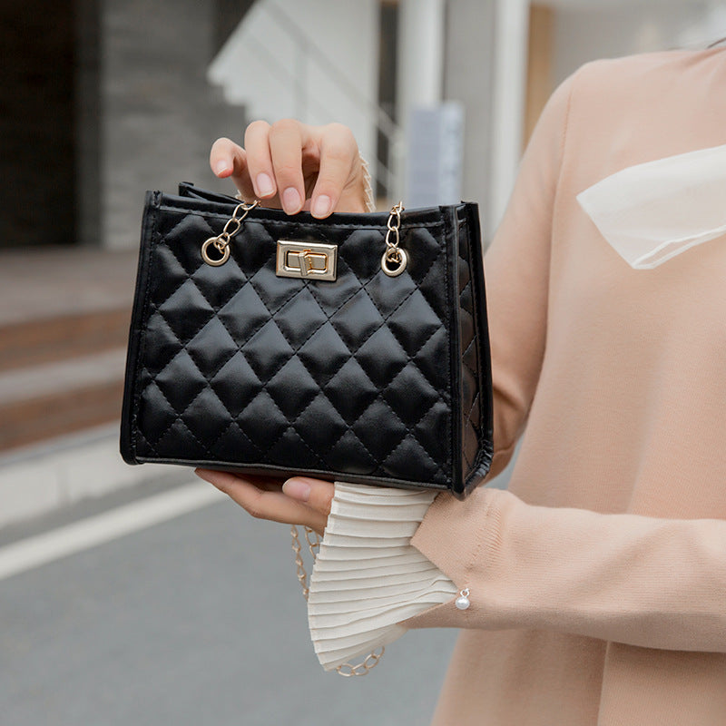 Luvéra Mini Kette Schulter Taschen Rhombus Nähen Kleine Quadratische Taschen Für Frauen