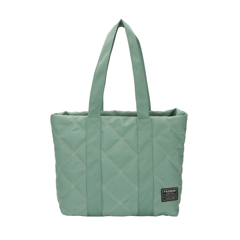 Luvéra Pendler Hand Tragetasche Diamant gesteppte große Tasche