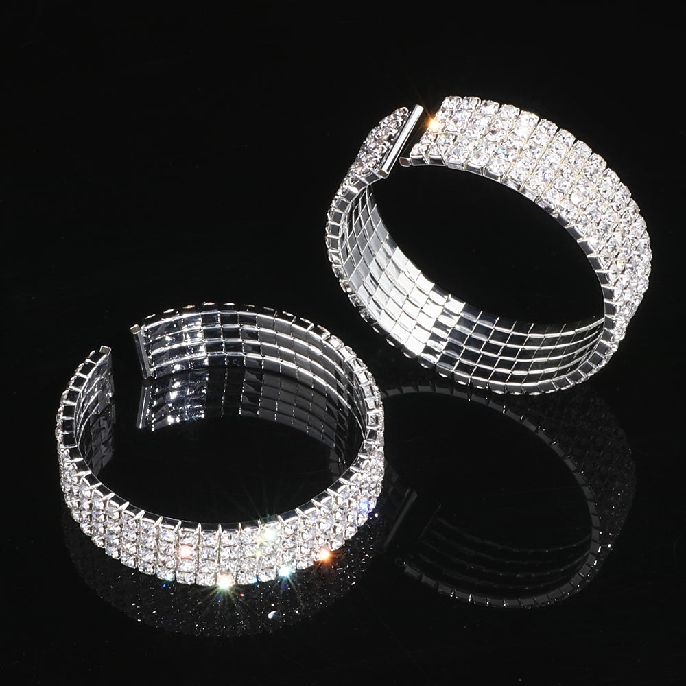 Luvéra Mode Choker Halskette Schmuck voller Diamanten