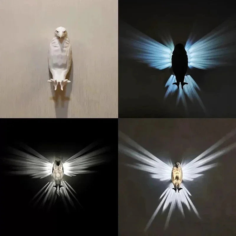 Leuchtende Tierlampe für die Wand