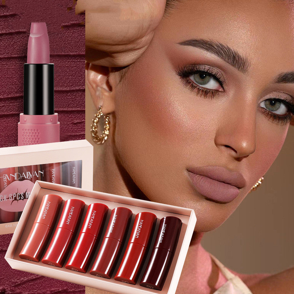 Luvéra 6er Pack Curved Lipstick Suit Matte