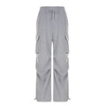 Luvéra Stil Elastische Taille Lace-up Casual Hose