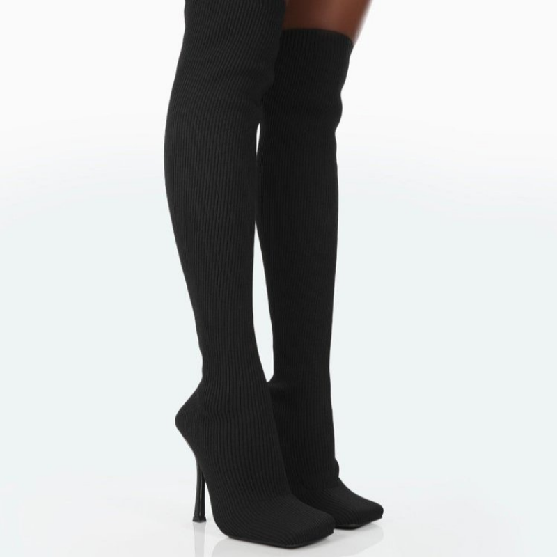 Luvéra Oberschenkel Hohe Stiefel Frauen Über Das Knie Lange Stiefel Mode Schuhe