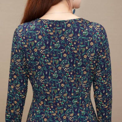 Luvéra  Kleid Große Swing Kleid Edle Lange Rock Frauen