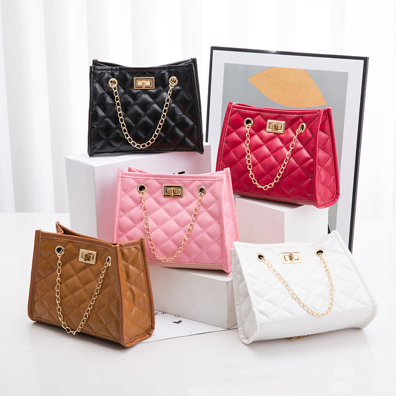Luvéra Mini Kette Schulter Taschen Rhombus Nähen Kleine Quadratische Taschen Für Frauen